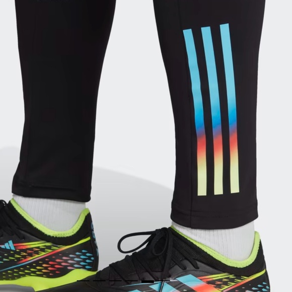 NWOT Men’s Adidas Tiro 23 Pro Soccer Track Pants with Rainbow Stripes size L - Picture 6 of 9